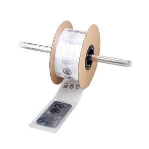 Custom Logo Perforated LDPE Pre Opened Bags On Roll For Automated Machines