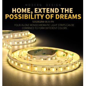 Flexible RGBWW 463nm 570lm 28W SMD 5050 LED Strip Light