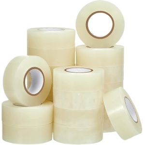 Plastic BOPP Packing Tape Low Noise Self Adhesive Waterproof Tape Transparent
