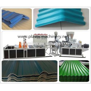 plastic sheet roofing tile machine