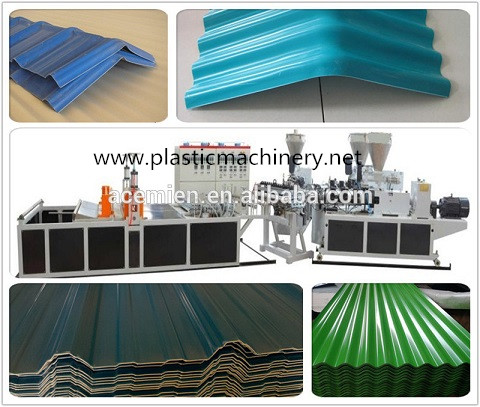 Buy plastic roof tile making machine/ pvc asa roof tile machine at wholesale prices