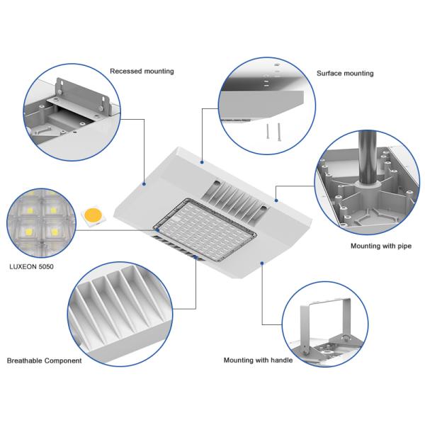Explosion Proof Led Gas Station Canopy Lights 120W Parking Lot Garage light 120w