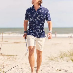 Funny Pure Cotton Shirt Uv protection Athletic Quality Mens Knitted Holderness