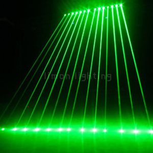 Moving Head 8 Eyes Single Green DJ Club Disco Laser Bar Lights