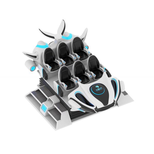 Dreamland original fiberglass material virtual reality 9d vr machine chair 6 seats cinema equipment for sale