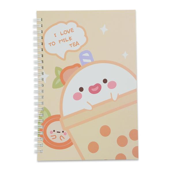 Soft Cover Personalised Custom Blank Kraft Paper Grid Notebook with Logo