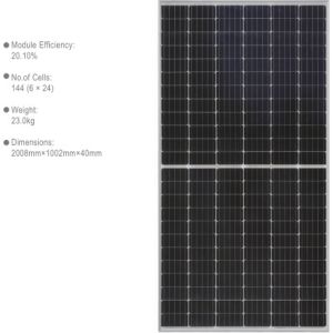PID Resistant Mono 400W Photovoltaic Solar Energy Panel