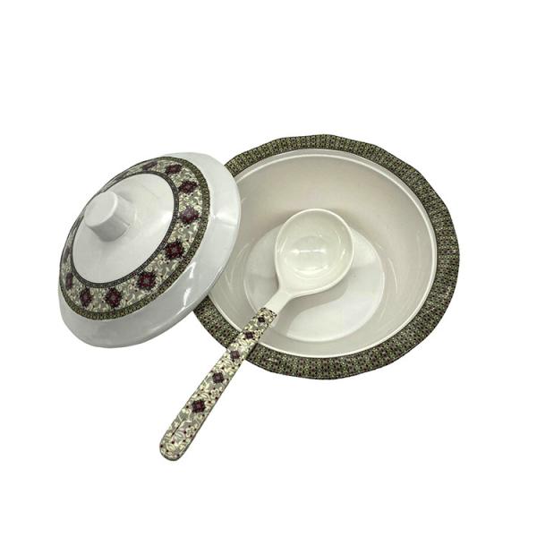 Buy Durable Melamine Bowl Lid Tasteless Melamine Bowl Dinnerware at wholesale prices