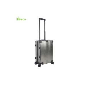 Waterproof Aluminum Hard Shell Luggage With Dual Spinner Wheels