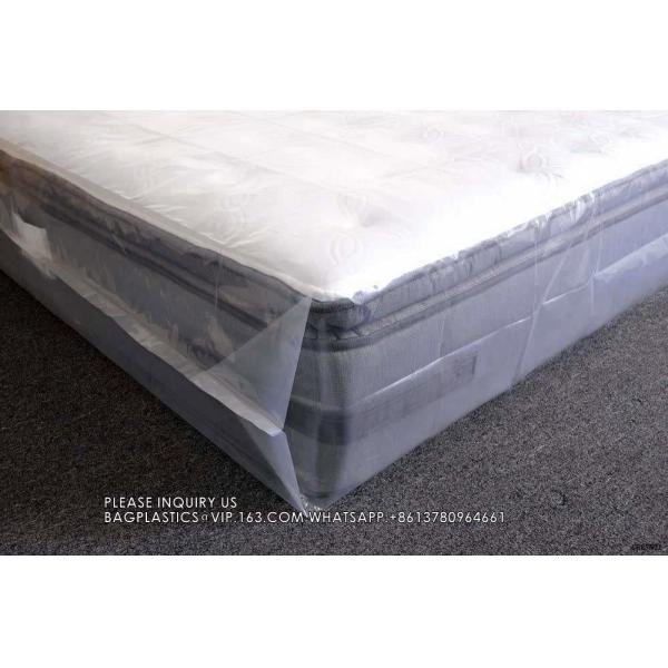 Manufacturer Mattress Bag Cover For Moving Storage 5 Mil Heavy Duty Thick Plastic Protector Reusable Bag