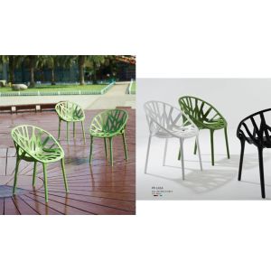 China stackable outdoor chair/Vitra vegetal chairr/stackable patio chair on sale