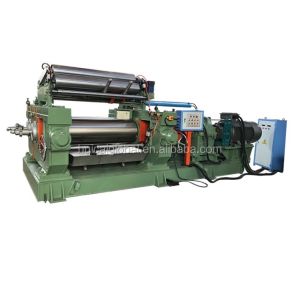 China 55 kW Power Two Roll Rubber Open Mixing Mill for Competitive Rubber Mixture Calending on sale