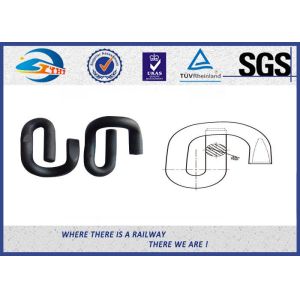 Customized 55Si2Mn 38Si7 Elastic Rail Clips , E Clips Railway Fasteners