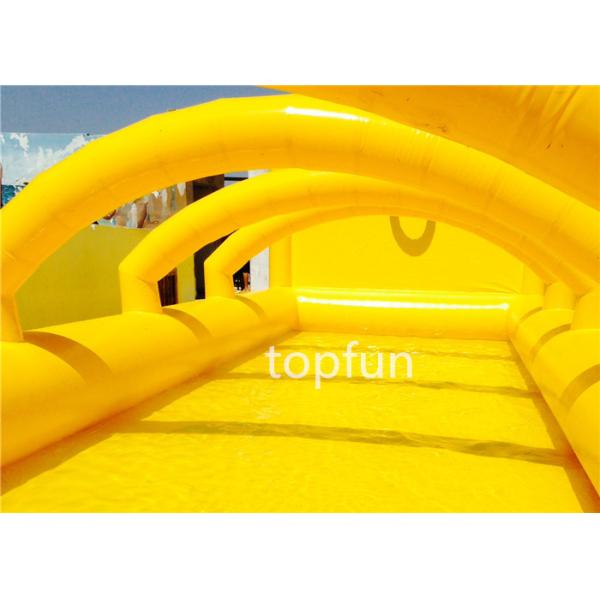 0.9mm thickness PVC tarpaulin Inflatable water pool with arch roof above