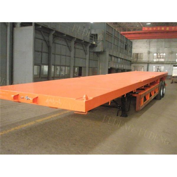 Flatbed Container Trailer Flat Container Trailer 13 Ton Fuwa Axle