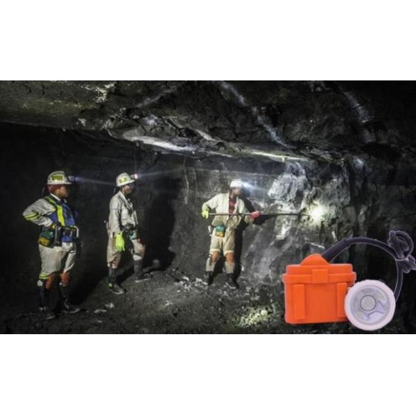 GJ6.0-A Led Cordless Mining Light , Waterproof Led Mining Headlamp Plastic Material