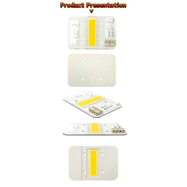 High Lumen High Power Cob LED Lamp Beads High Conductivity Aluminum