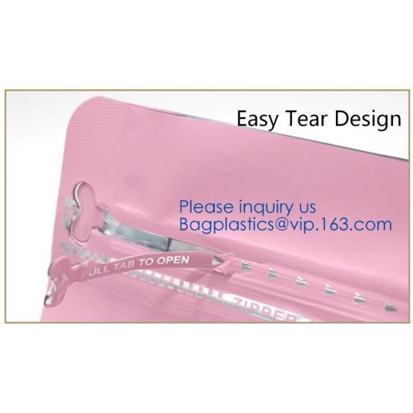 Buy Easy Tear Zipper Top Coffee Stand Up Foil Zipper Bag Side Gusset Bags Square Block Flat Bottom Zip lockk Packaging Pouch at wholesale prices