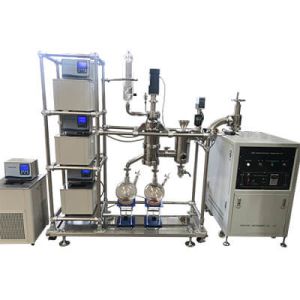 Toption 3L Wiped Film Evaporator Lab Molecular Distillation Equipment