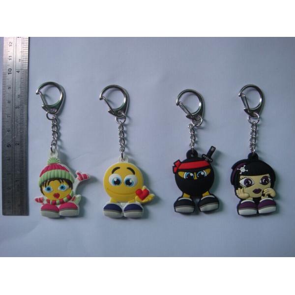 customized logo rubber pvc keychain, Specter logo souvenir rubber keycharm,