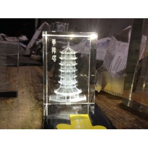 Crystal  3D laser inner carve