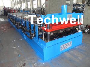 Quality CE Approved Floor Deck Roll Forming Machine for Making 0.8 --1.0 mm Thickness Steel Structure for sale