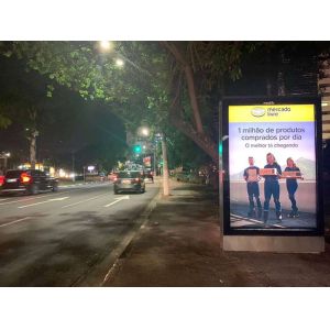 Quality 2500Nits Original Samsung 55 Inch Double Sides Outdoor Lcd Totem Digital Signage for sale