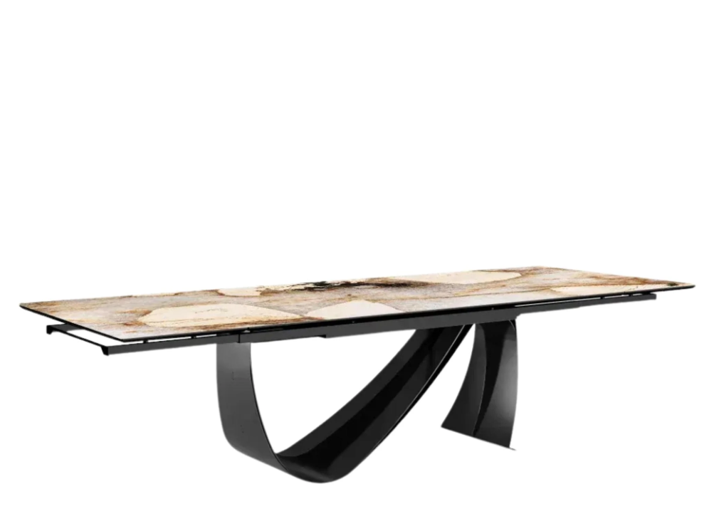 New Design Dining Room Table Modern Luxury Extendable Marble Dining Table Sintered Stone For Dining Room