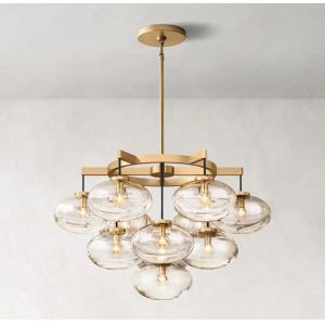 ROSH Modern Glass Chandelier Cabrette Round Chandelier OEM ODM
