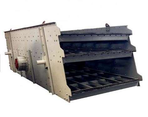 Buy Silica Sand Double Deck Vibrating Screen Machine Carbon Steel Material at wholesale prices