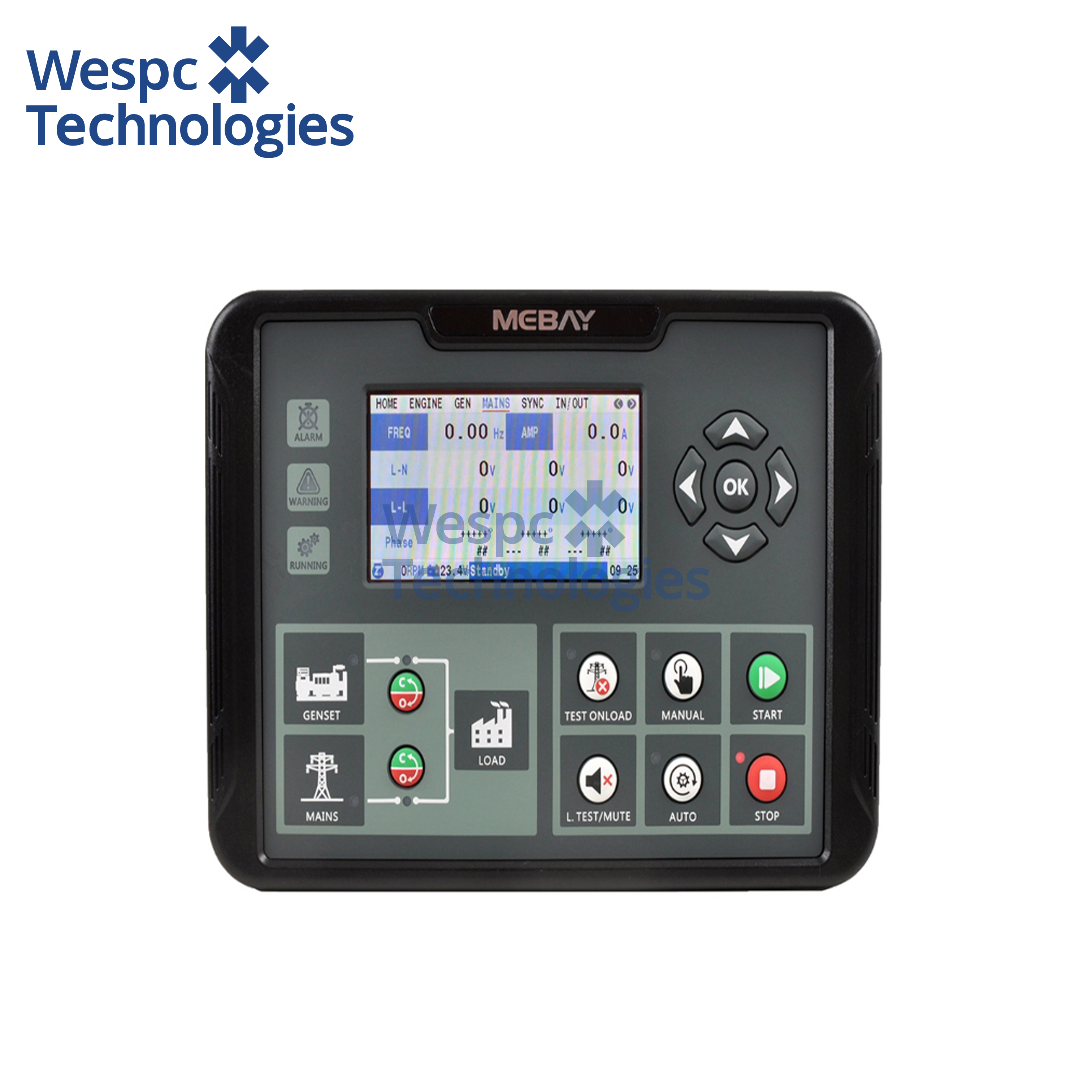 WESPC Original DC102D Parallel Controller Auto Mains Utility Failure Detection