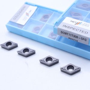 Quality DCMT07 DCMT11 Cermet Inserts In 5FG Chip Breaker For External And Internal Turning Of Steel for sale