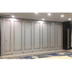 Meeting Room Sliding Soundproof Partition Wall Aluminum Alloy Profile