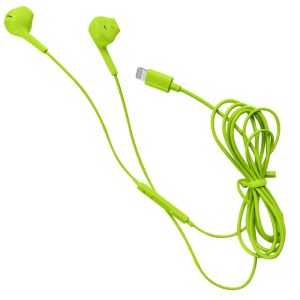 China Plastic Wired 120cm 32Ohm Lighting Cable Earphones on sale