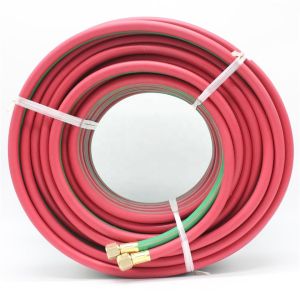 1/4'' X 100FT 300psi Gas Rubber Hose Twin Welding EPDM Natural Gas Flexible Hose