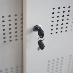 Knock Down Structure Steel Sliding Door Filing Cabinets For School