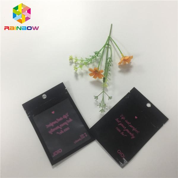 Heat Sealed Foil Packaging Bags Custom Printing One Side Clear Transparent
