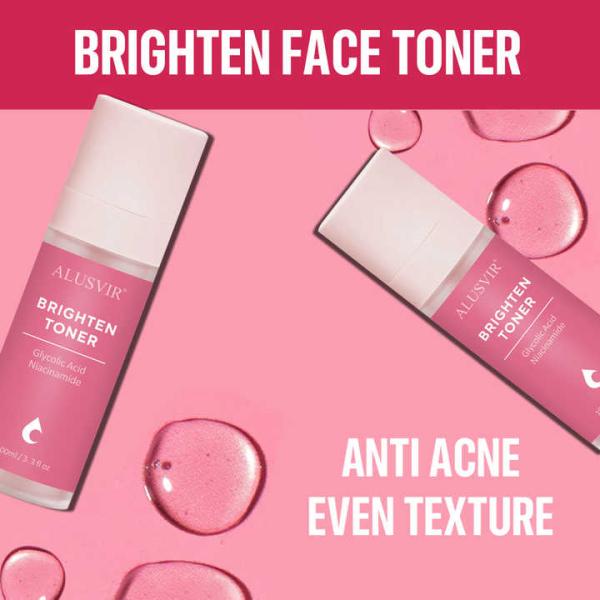Private Label Korean Skincare Vitamin C Glycolic Acid  Face Toner Skin Care Brightening Anti-Aging Facial Toner for Black Women
