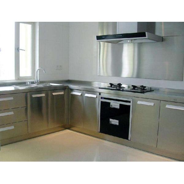 Waterproof Stainless Steel Pantry Cabinet Metal Kitchen Sink Cabinet