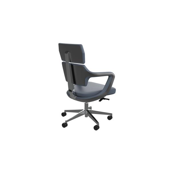 Buy Mold Foam Ergonomic Office Chair With Middle Aluminium Back at wholesale prices