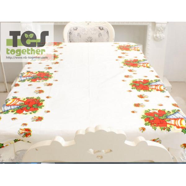 Buy New Christmas disposable PVC tablecloth，with different Cartoon designs at wholesale prices