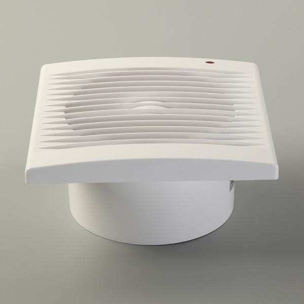 Buy Plastic Blade 4 5 6 Inch Square Low Noise Duct Fan For Bathroom Kitchen Ventilation at wholesale prices