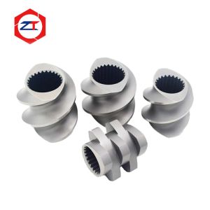 W6Cr5Mo4V2 Kneading Block Involute Spline Extruder Screw Elements In Heating