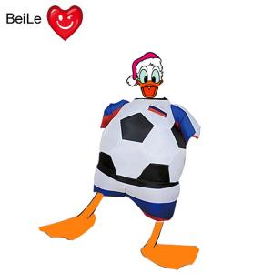 China World Cup 0.23mmPVC material inflatable football team suit costume on sale