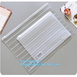 biodegradable pvc plastic slider zipper bag, packaging supplies vinyl slider