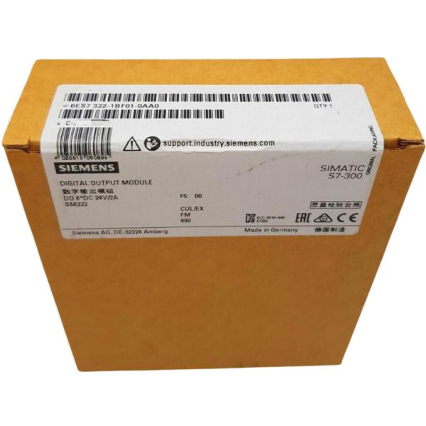 SIEMENS 6ES7322-1BF01-0AA0 SIMATIC S7-300, DIGITAL OUTPUT SM 322, ISOLATED, 8 DO