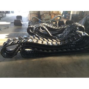 81MM Pitch Replacement Rubber Tracks Jointless Rubber Crawler