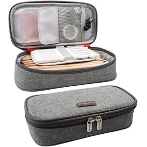 Homecube Pencil Case Capacious Pen Pencil Holder Box Makeup Pens Pouch Oxford