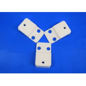 Machinable Zirconia Ceramic Engine Block , Custom White Ceramic Insulators