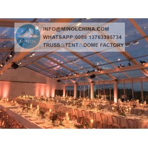Coated PVC 10kg/Sqm Outdoor Reception Tent M2 Fireproof
